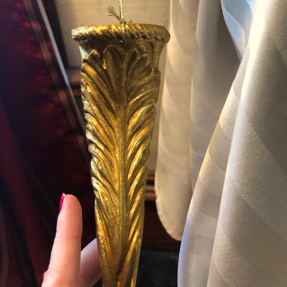 - Set of 3 gold cornucopia’s - Picture 2 of 5
